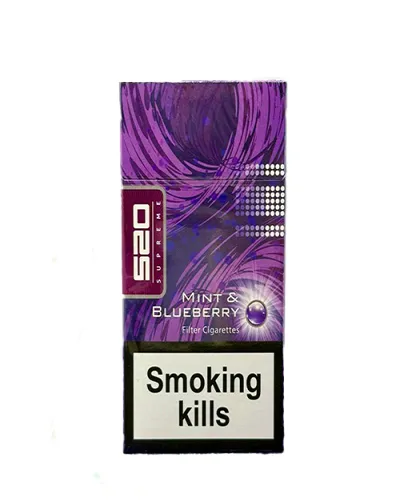 520 Mint Blueberry Kalpli Sigara - Superslim - Click