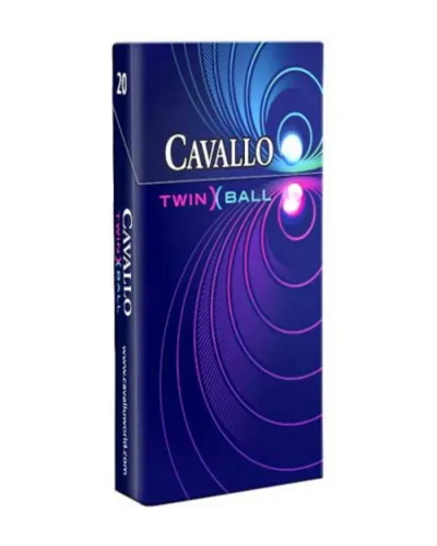 Cavallo Twin Ball ithal sigara - Mentol ve Böğürtlen