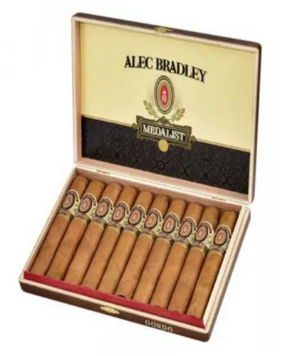Alec Bradley Medalist Gordo Puro - 10's Ahşap Kutu